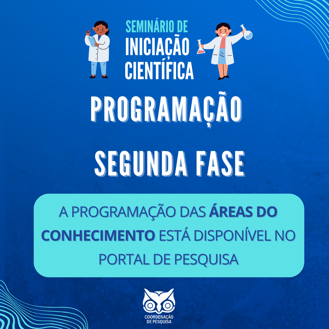 Programa O Segunda Fase Semin Rio De Inicia O Cient Fica